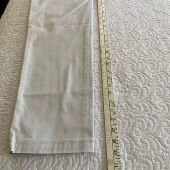 Lee At The Waist Casual Pants Stone Straight Leg Size 6 Cotton Blend​ - Picture 9 of 9
